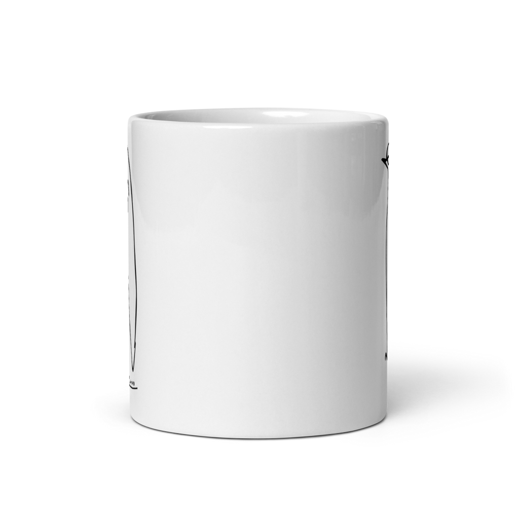 Pablo Picasso Penguin Line Artwork Mug-1