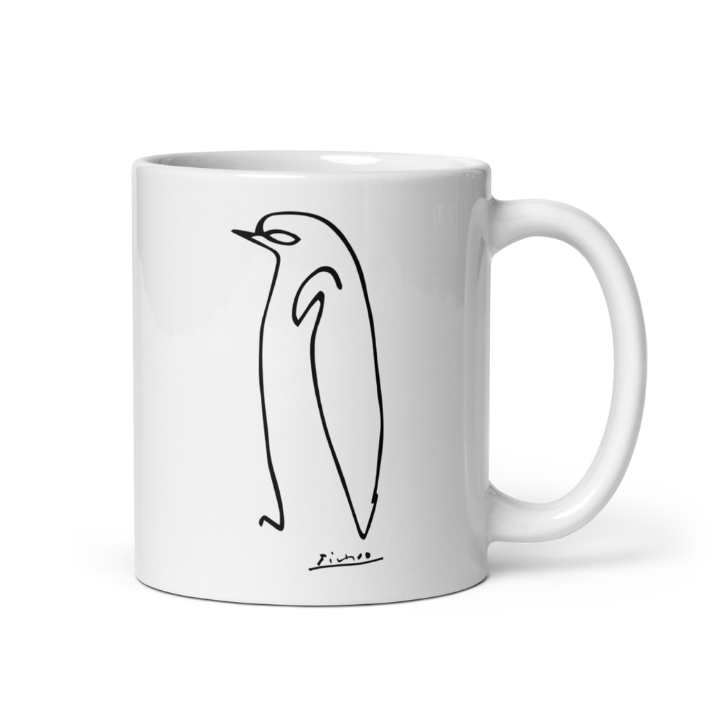Pablo Picasso Penguin Line Artwork Mug-2