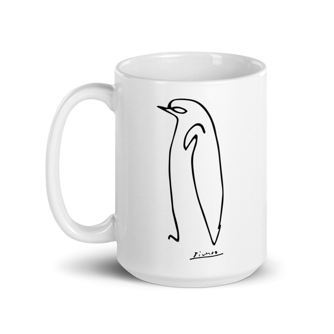 Pablo Picasso Penguin Line Artwork Mug-4