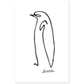 Pablo Picasso Penguin Line Artwork Poster-5