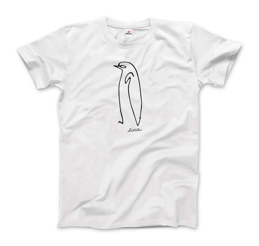 Pablo Picasso Penguin Line Artwork T-Shirt-3