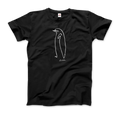 Pablo Picasso Penguin Line Artwork T-Shirt-0