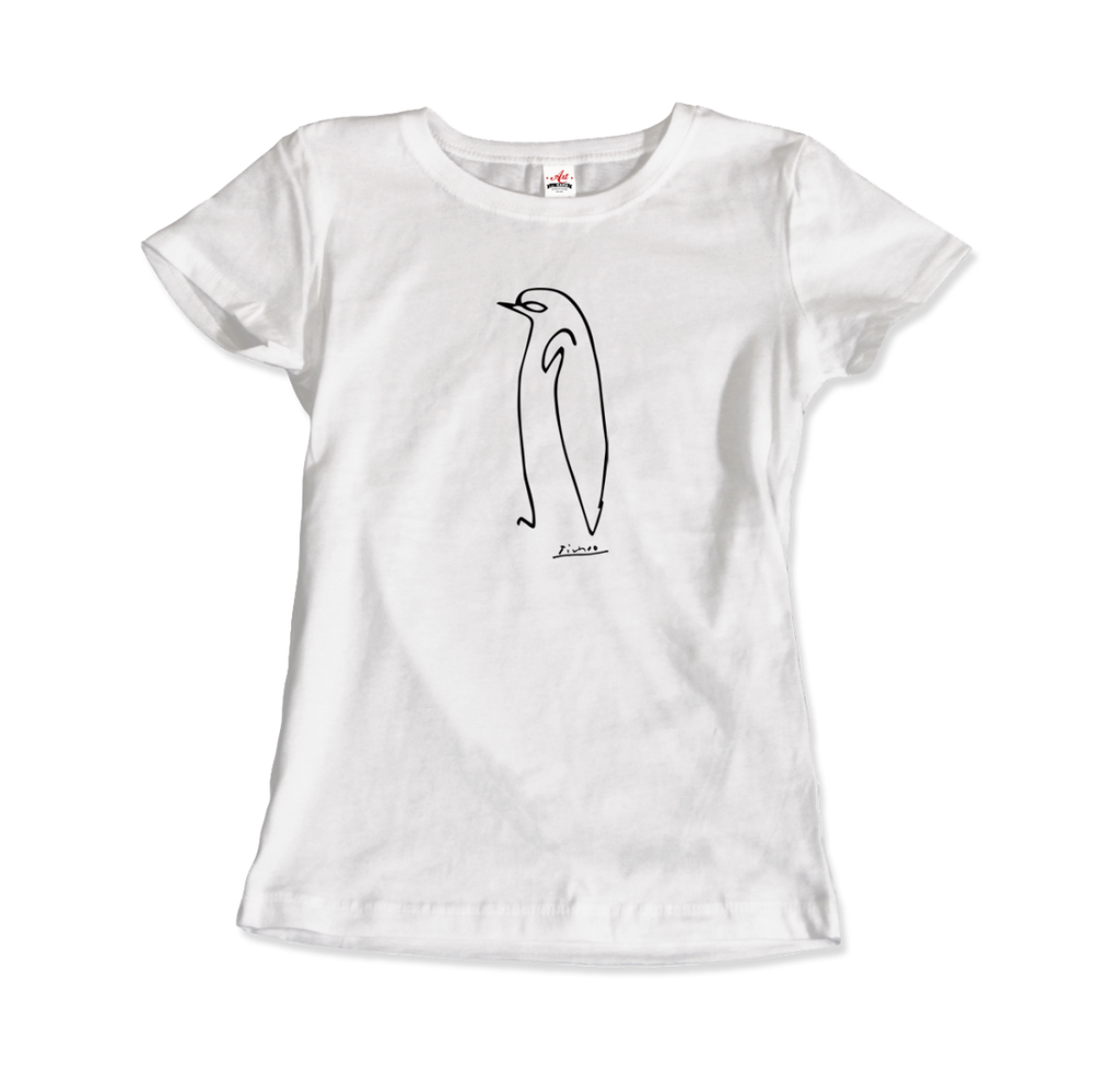 Pablo Picasso Penguin Line Artwork T-Shirt-4
