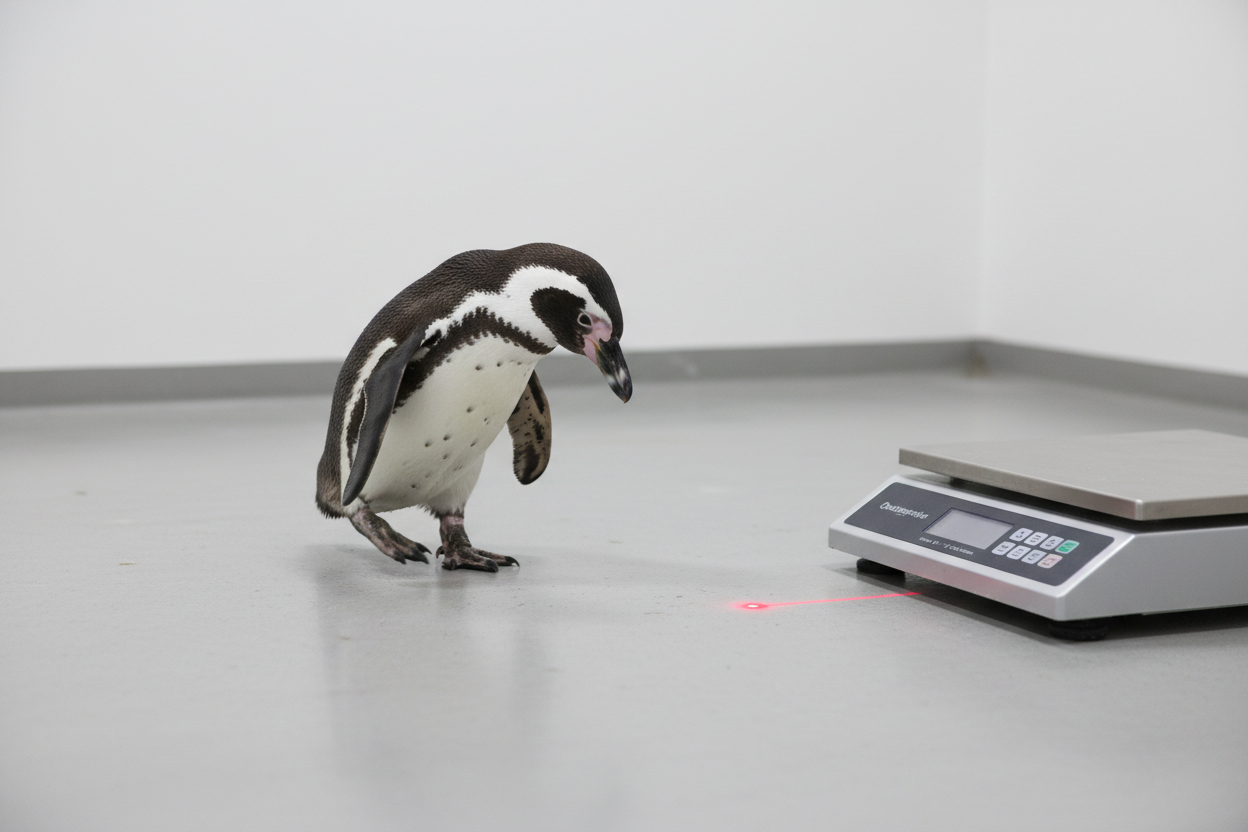 Penguin takes first step